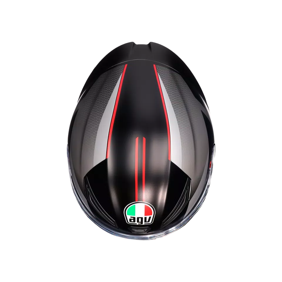 AGV K1 S LAP MATT BLACK/GREY/RED