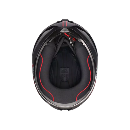 AGV K1 S LAP MATT BLACK/GREY/RED