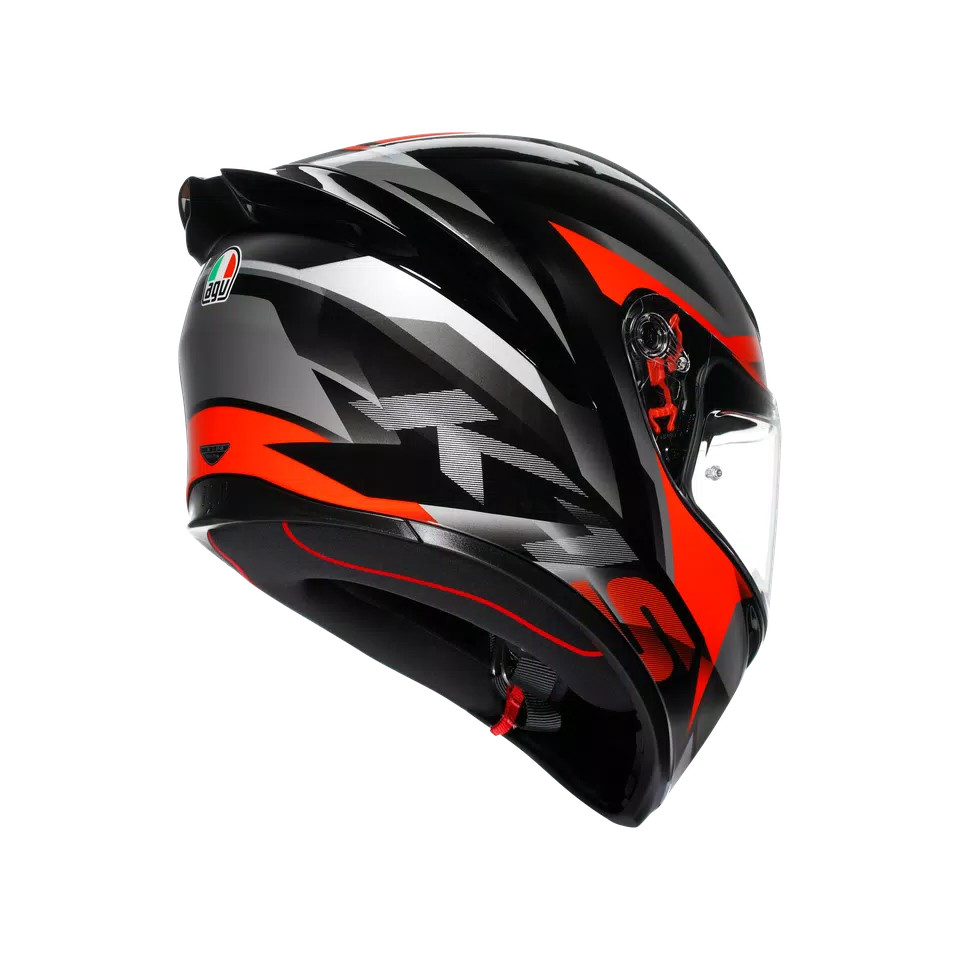 AGV K1 S E2206- FASTLAP BLACK/GREY/RED