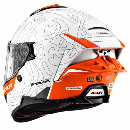 Axor Brutale Airwaves Full Face Helmet with Dual Spoilers