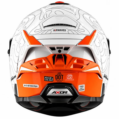Axor Brutale Airwaves Full Face Helmet with Dual Spoilers