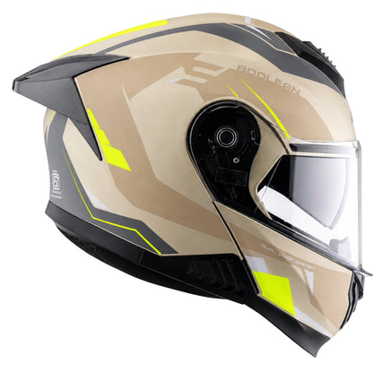 Vega Boolean Shadow Flip up Helmet with spoiler