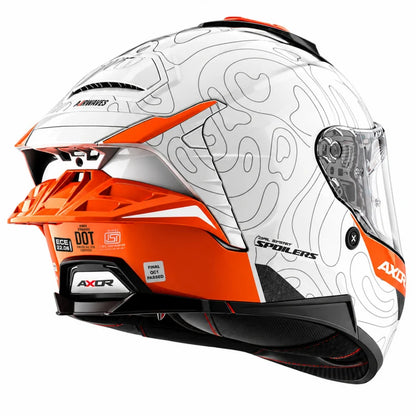 Axor Brutale Airwaves Full Face Helmet with Dual Spoilers
