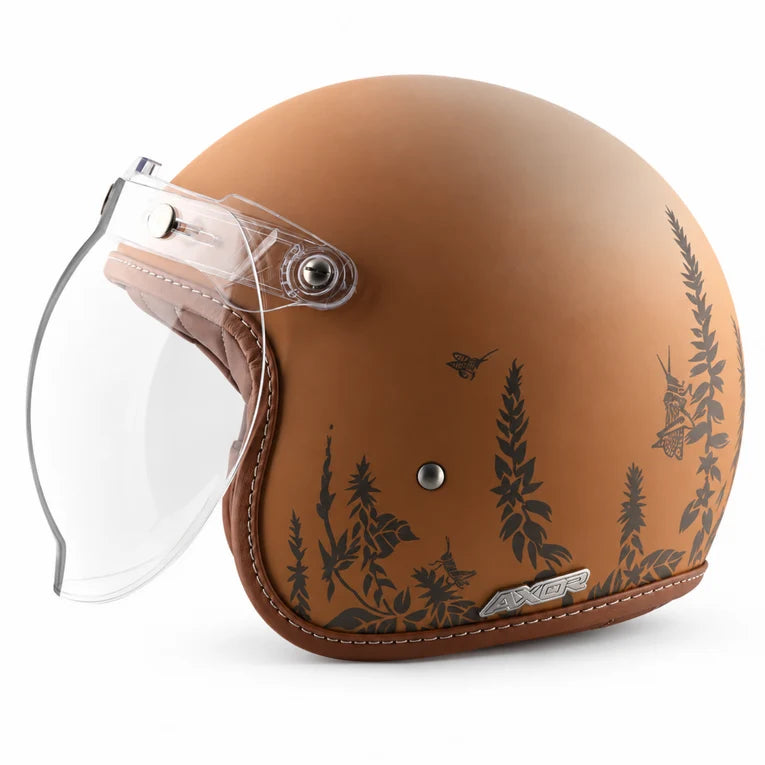 Axor Retro Jet Autumn Open Face Helmet
