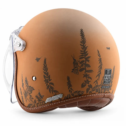Axor Retro Jet Autumn Open Face Helmet