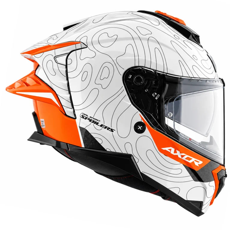 Axor Brutale Airwaves Full Face Helmet with Dual Spoilers