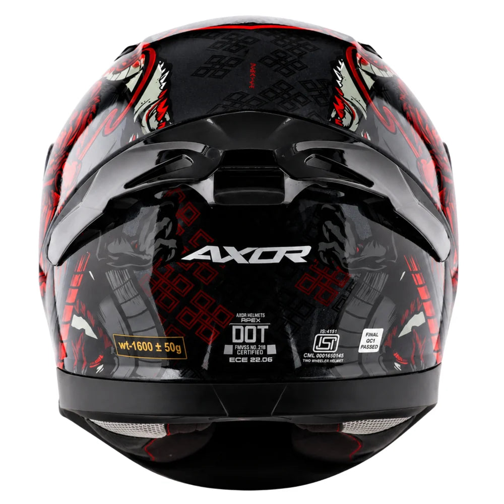 Apex Scratch Helmet With Spoiler