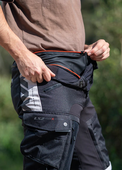 LS2 PANT X-MASTER MAN BLACK GREY