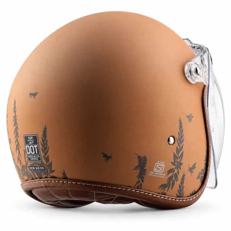 Axor Retro Jet Autumn Open Face Helmet
