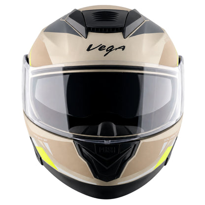 Vega Boolean Shadow Flip up Helmet with spoiler