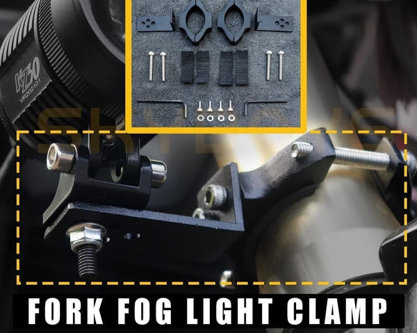 FORK FOG LIGHT CLAMP UNIVERSAL
