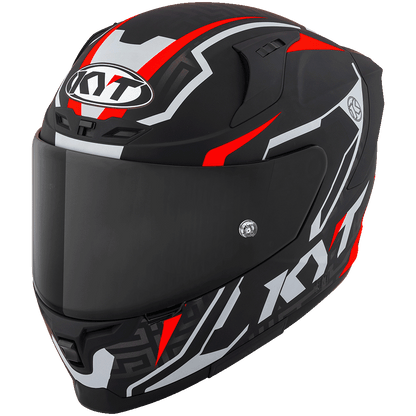KYT Striker #02 Matt Black Red