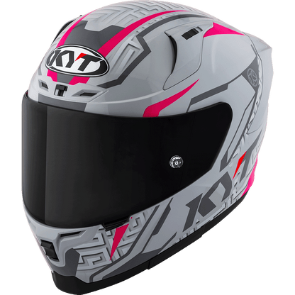 KYT Striker #02 Asphalt Grey Fuxia