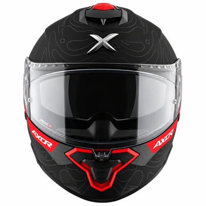 Axor Brutale Airwaves Full Face Helmet with Dual Spoilers
