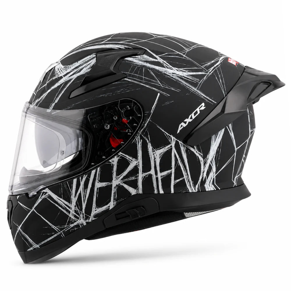 Axor Apex Marvel Spider Man Edition Full-Face Helmet With Spoiler