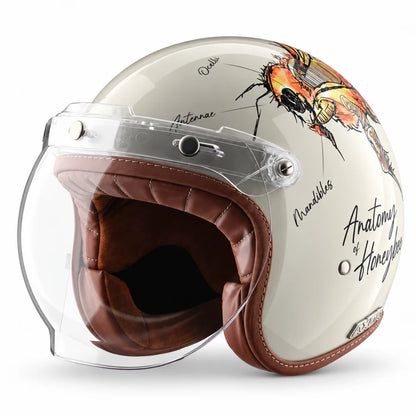 Axor Retro Jet Bee Open Face Helmet