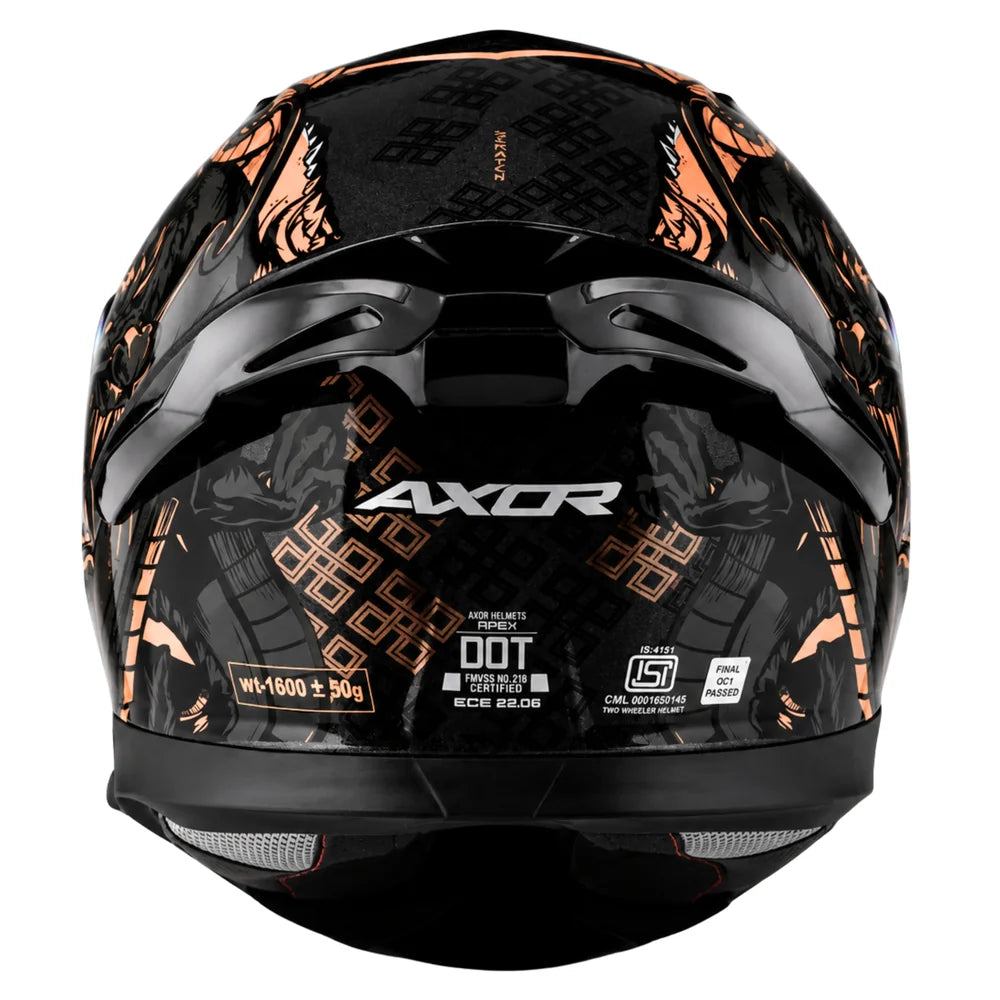 Apex Scratch Helmet With Spoiler