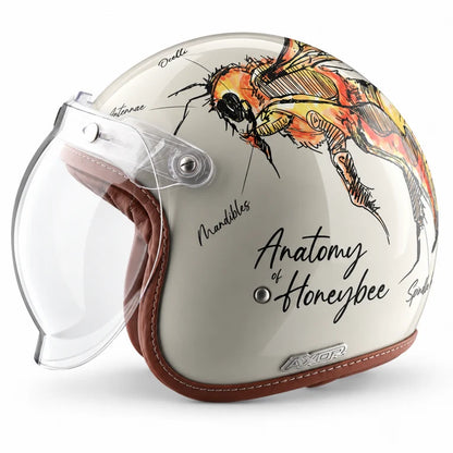 Axor Retro Jet Bee Open Face Helmet