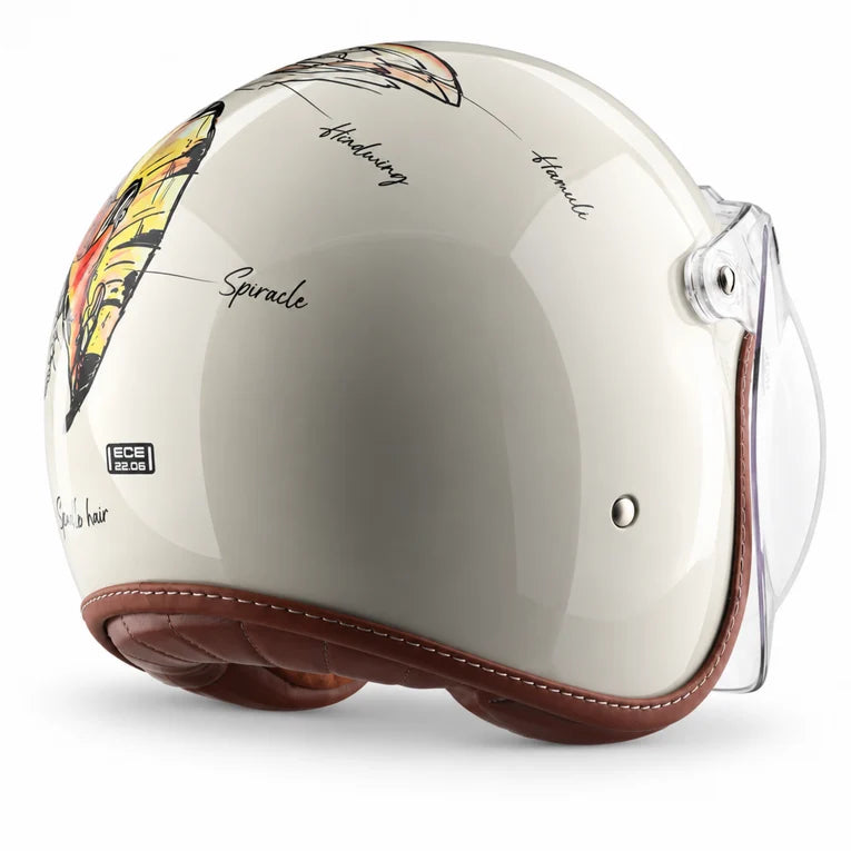 Axor Retro Jet Bee Open Face Helmet
