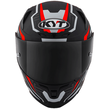 KYT Striker #02 Matt Black Red