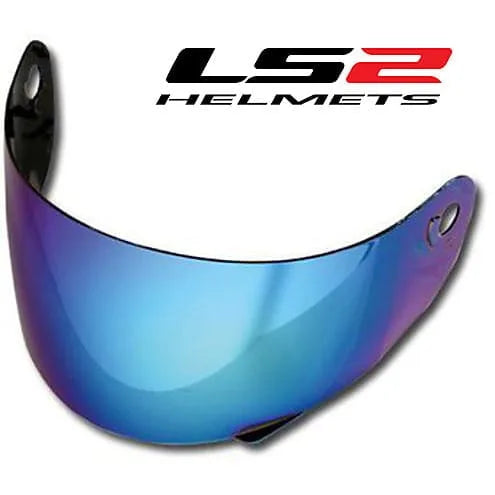 LS2 SPARE IRIDIUM BLUE VISOR FOR FF352 / FF391 HELMETS