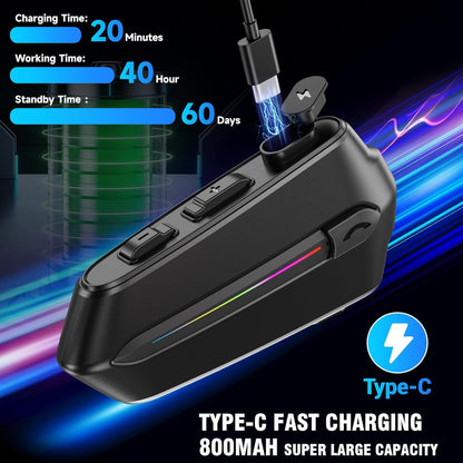 EDYELL C5S Bluetooth Dual Earphone for Helmet