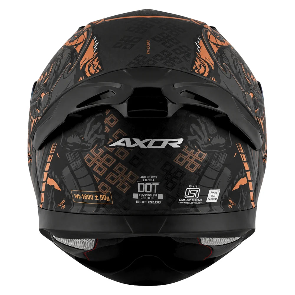 Apex Scratch Helmet With Spoiler