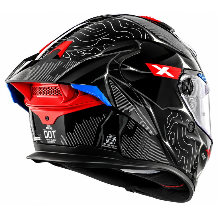 Axor Agera Raiz Full Face Helmet With Spoiler