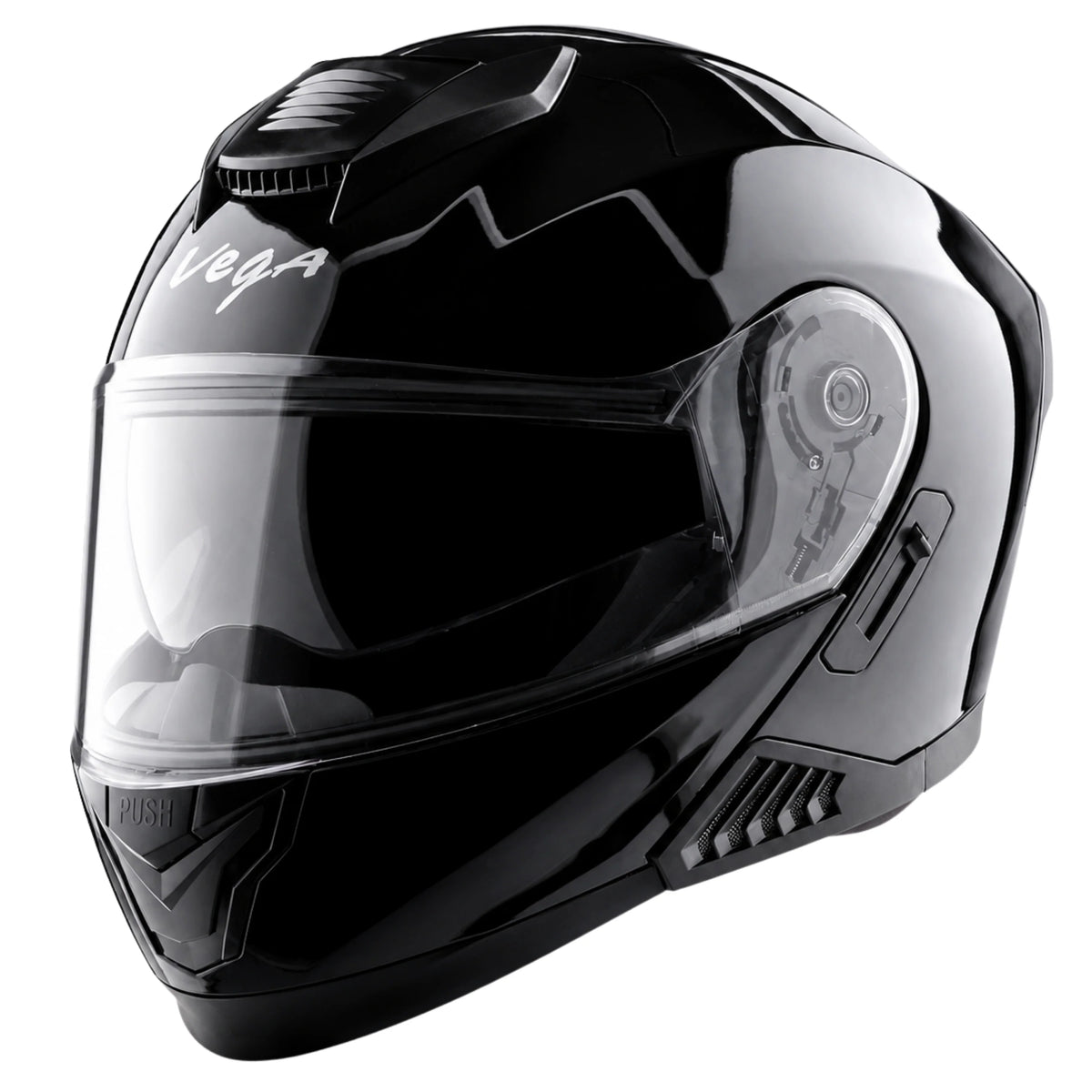 Vega Boolean Flip up Helmet with spoiler