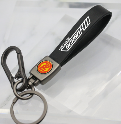 ROYAL ENFIELD HIMALAYAN SCARM 411 LEATHER KEY CHAIN