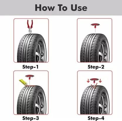Puncture Repair Kit with Plier, Cutter