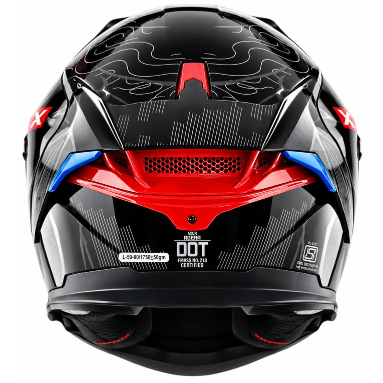 Axor Agera Raiz Full Face Helmet With Spoiler