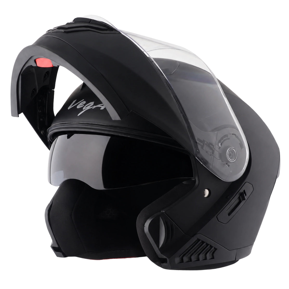 Vega Boolean Flip up Helmet with spoiler