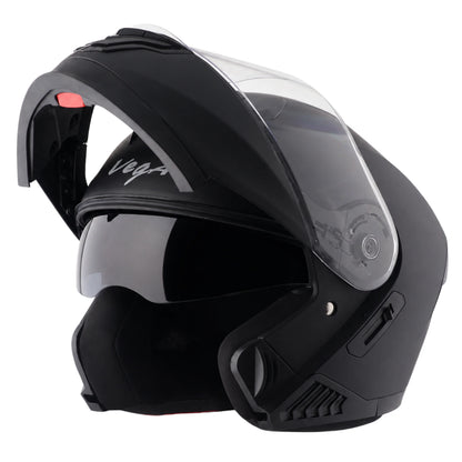 Vega Boolean Flip up Helmet with spoiler