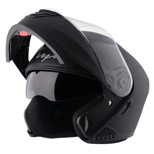 Vega Boolean Flip up Helmet with spoiler