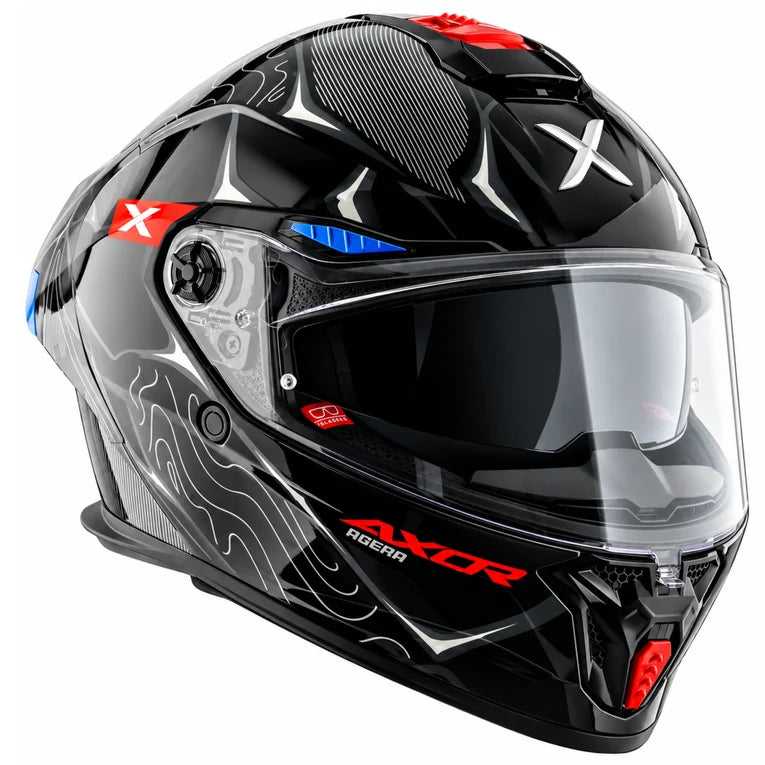Axor Agera Raiz Full Face Helmet With Spoiler