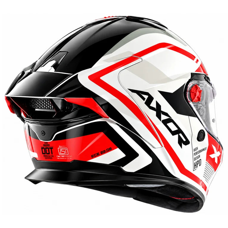 Axor Agera Starry Full Face Helmet With Spoiler