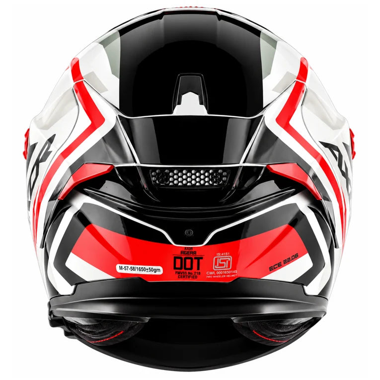 Axor Agera Starry Full Face Helmet With Spoiler