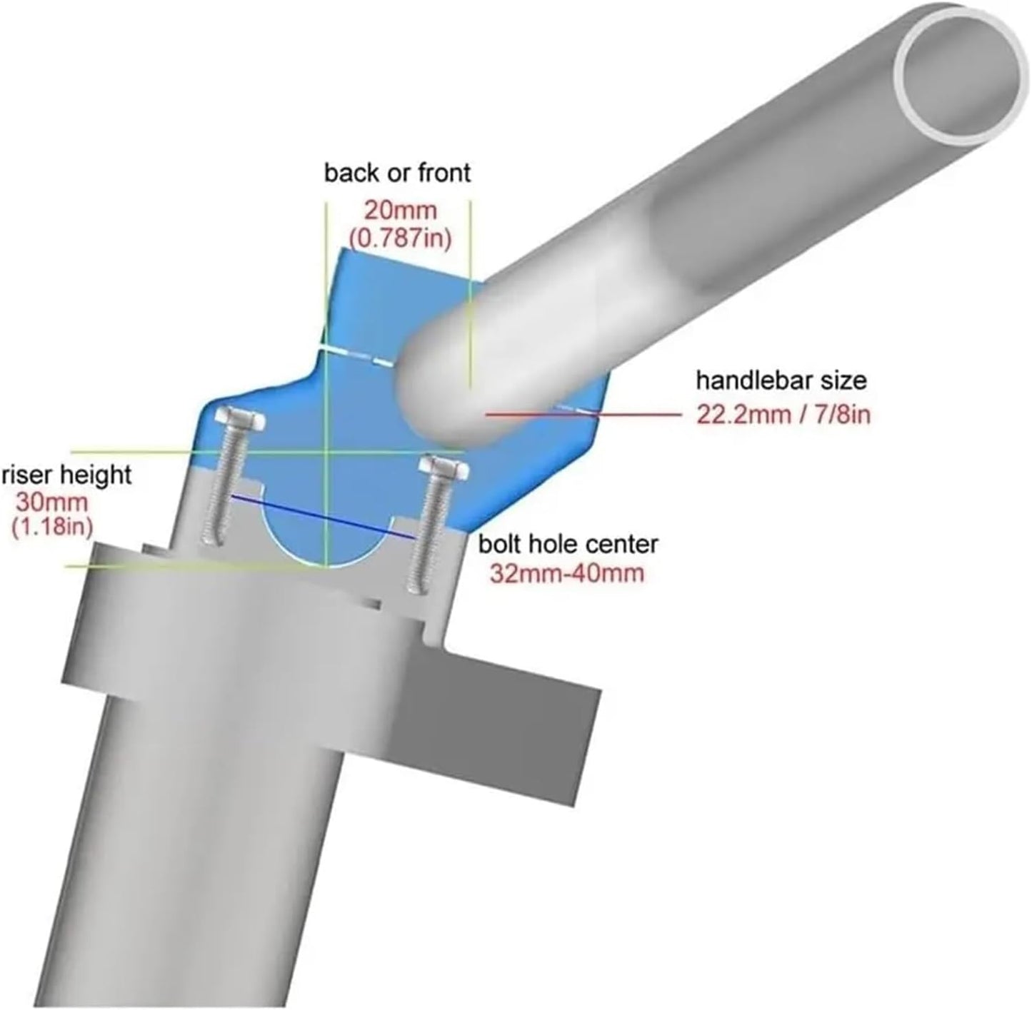 HANDLE RISER PULLBACK