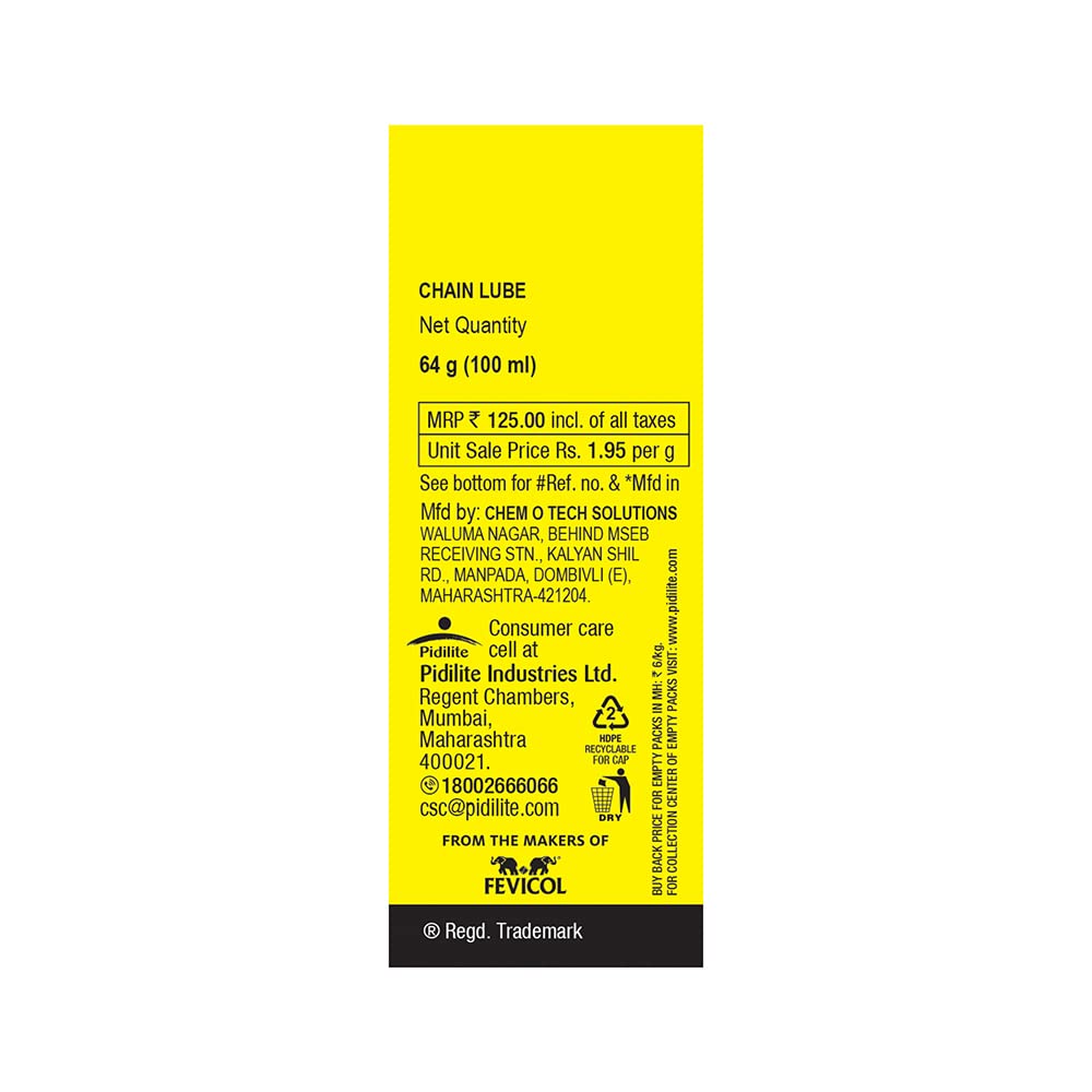 Motomax Chain Lube Aerosol Spray 100 ml