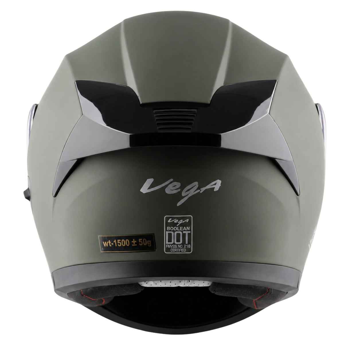 Vega Boolean Flip up Helmet with spoiler