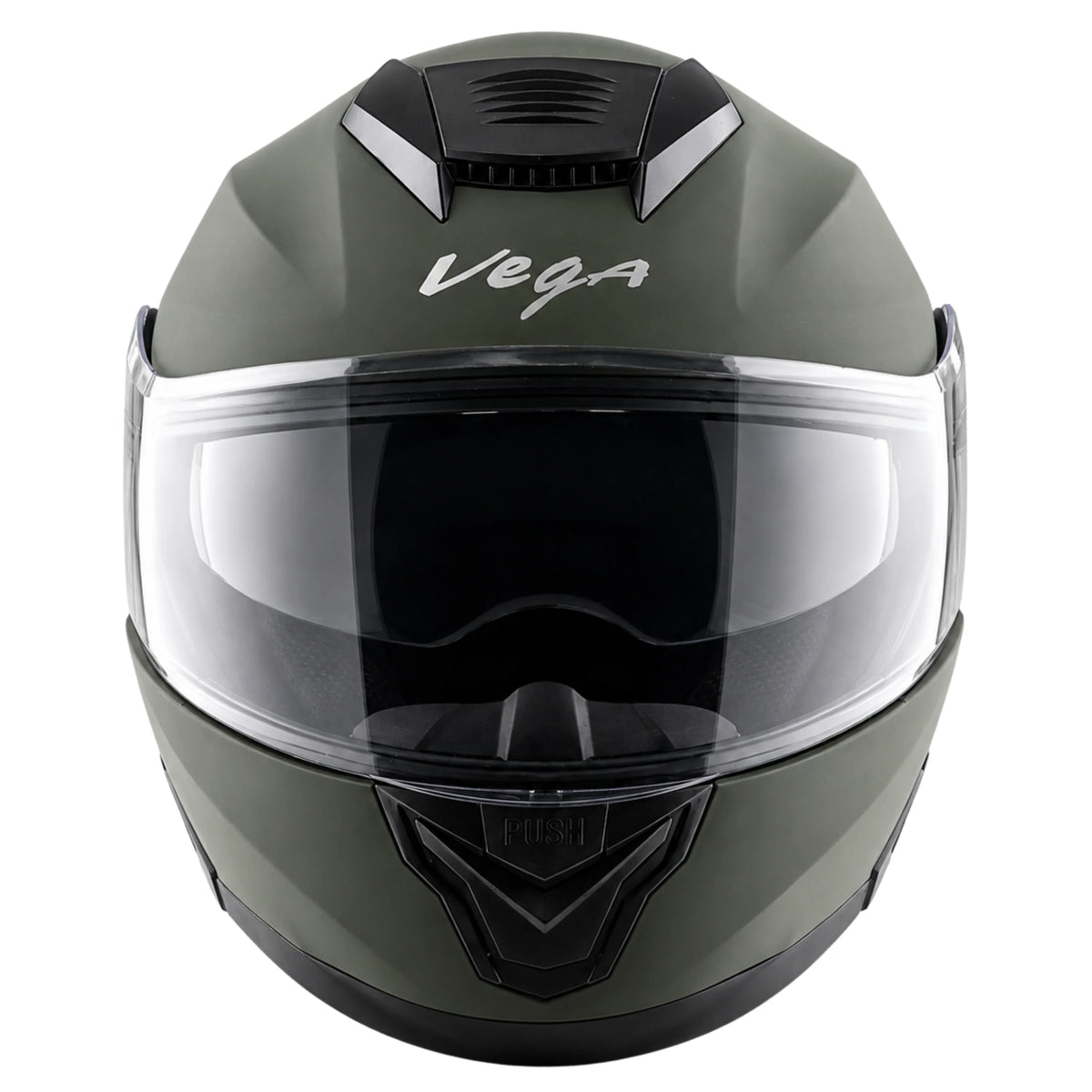 Vega Boolean Flip up Helmet with spoiler