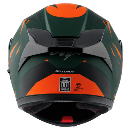Vega Boolean Optimus Flip-up Helmet with spoiler