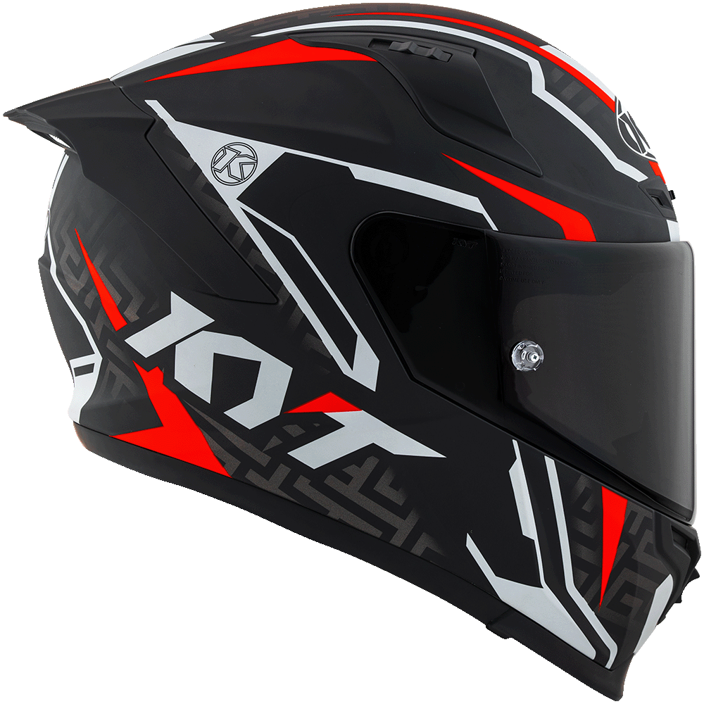 KYT Striker #02 Matt Black Red