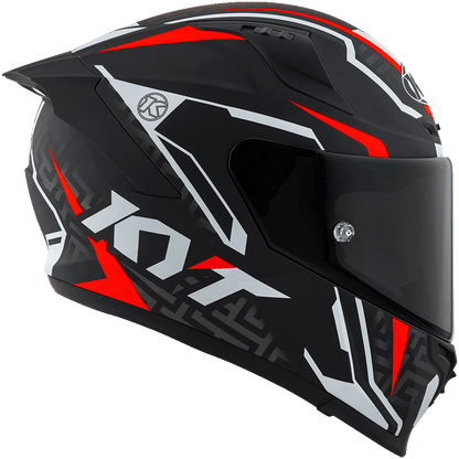 KYT Striker #02 Matt Black Red