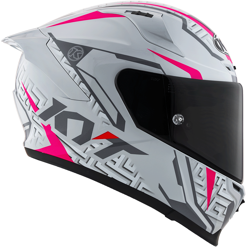 KYT Striker #02 Asphalt Grey Fuxia