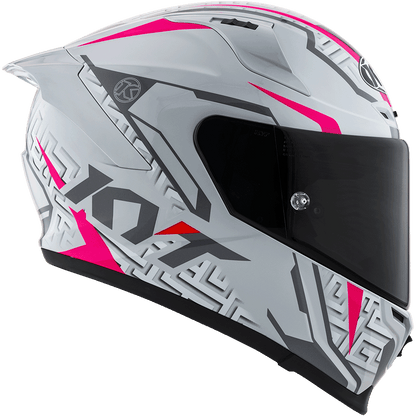KYT Striker #02 Asphalt Grey Fuxia