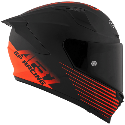 KYT Striker AF37 Livery Matt Black Red