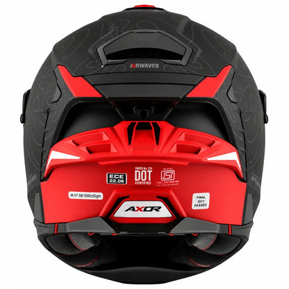 Axor Brutale Airwaves Full Face Helmet with Dual Spoilers