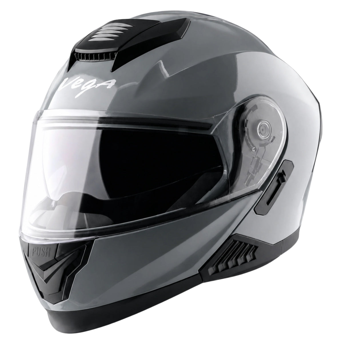 Vega Boolean Flip up Helmet with spoiler